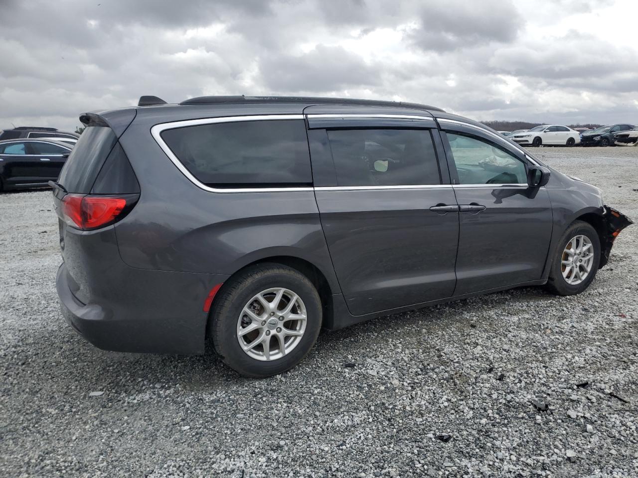 2021 Chrysler Voyager VIN 2C4RC1DG0MR506242 Copart auction photo, side / front end damage thumbnail 3