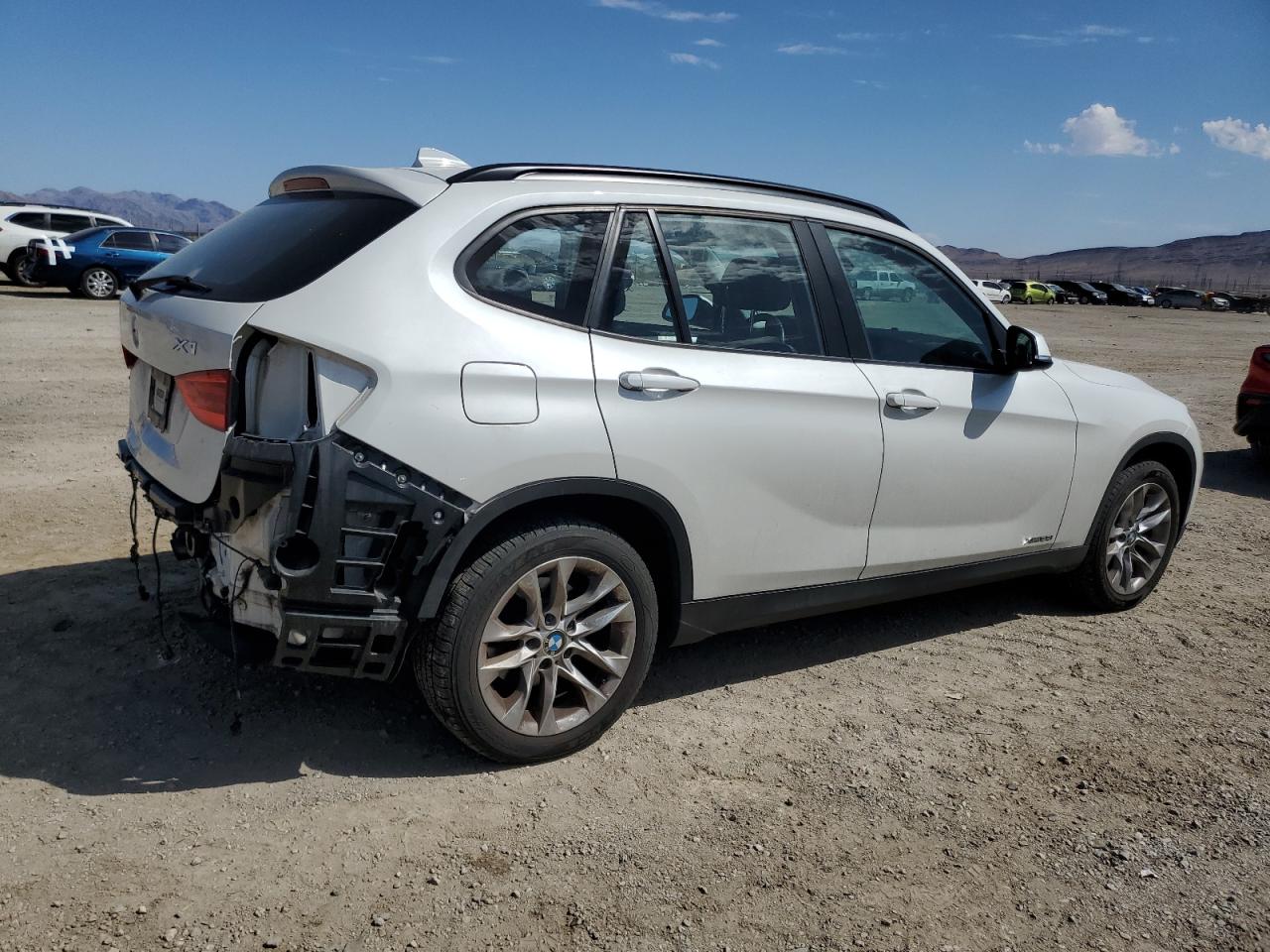 2015 BMW X1 VIN WBAVL1C59FVY35470 Copart auction photo, rear end / mechanical damage thumbnail 3