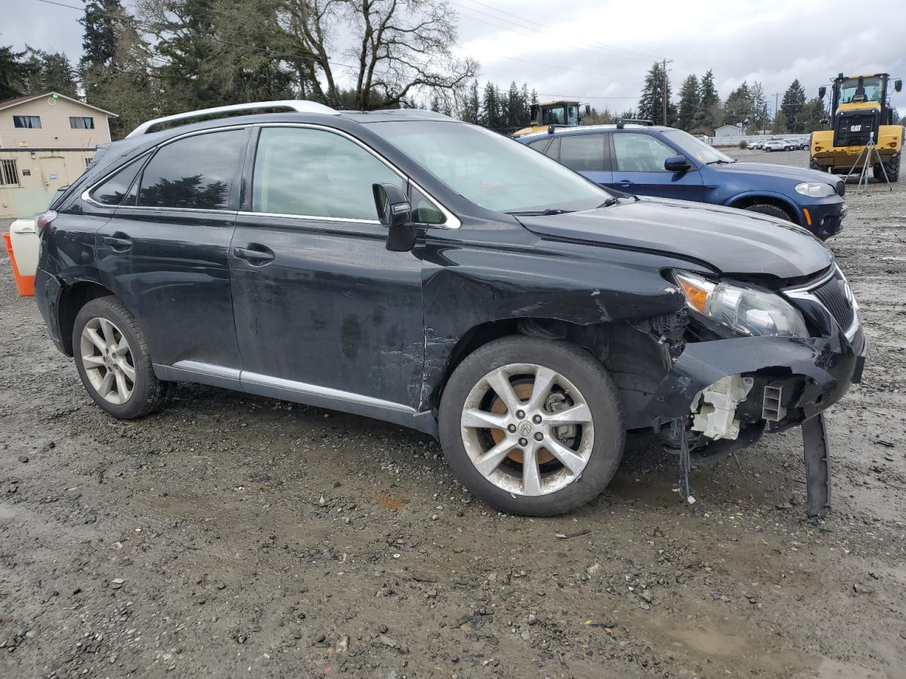 2010 Lexus RX VIN 2T2BK1BA4AC016834 Copart auction photo, front end / side damage thumbnail 4