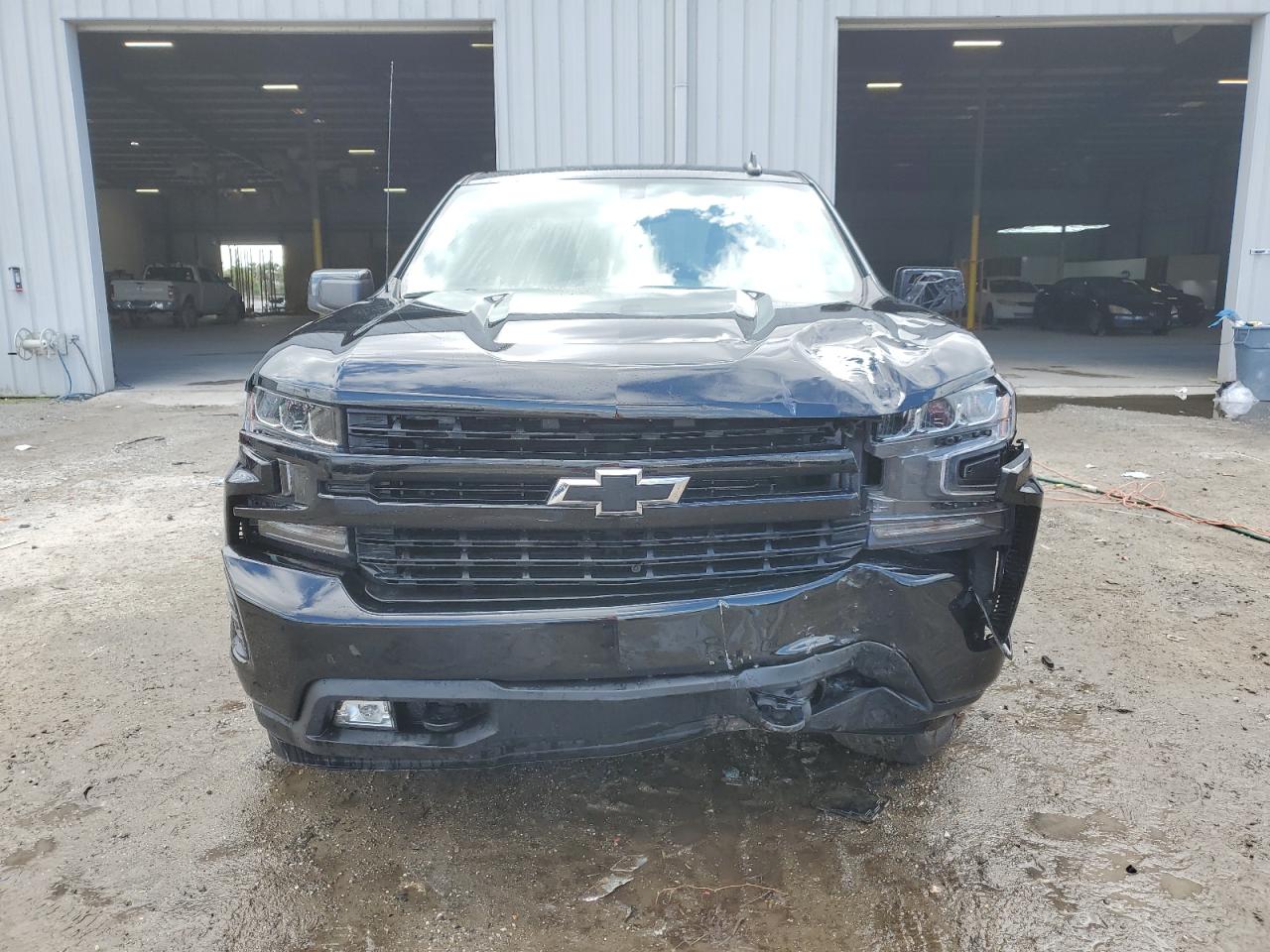 2021 Chevrolet Silverado VIN 1GCRYEEDXMZ139661 Copart auction photo, front end damage thumbnail 5