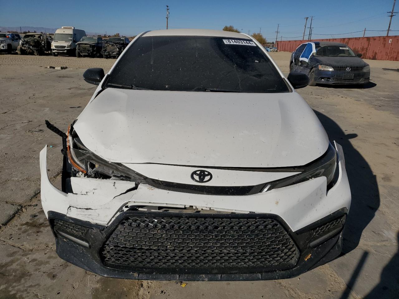 2021 Toyota Corolla VIN 5YFS4MCE4MP080300 Copart auction photo, front end damage thumbnail 5
