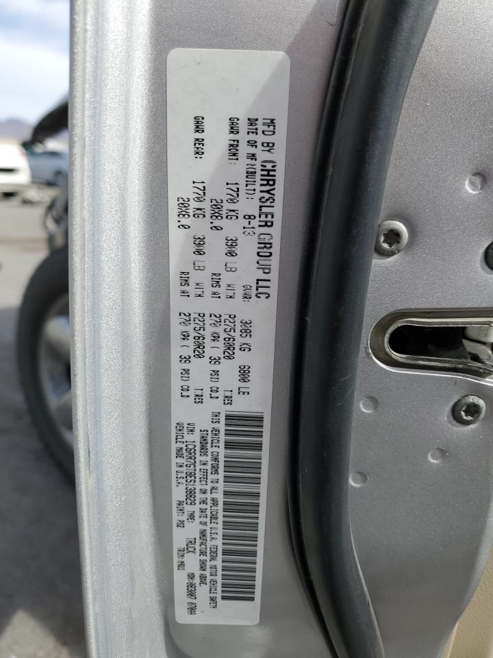 2014 RAM 1500 VIN 1C6RR7GT8ES138829 Copart auction photo, front end damage thumbnail 13