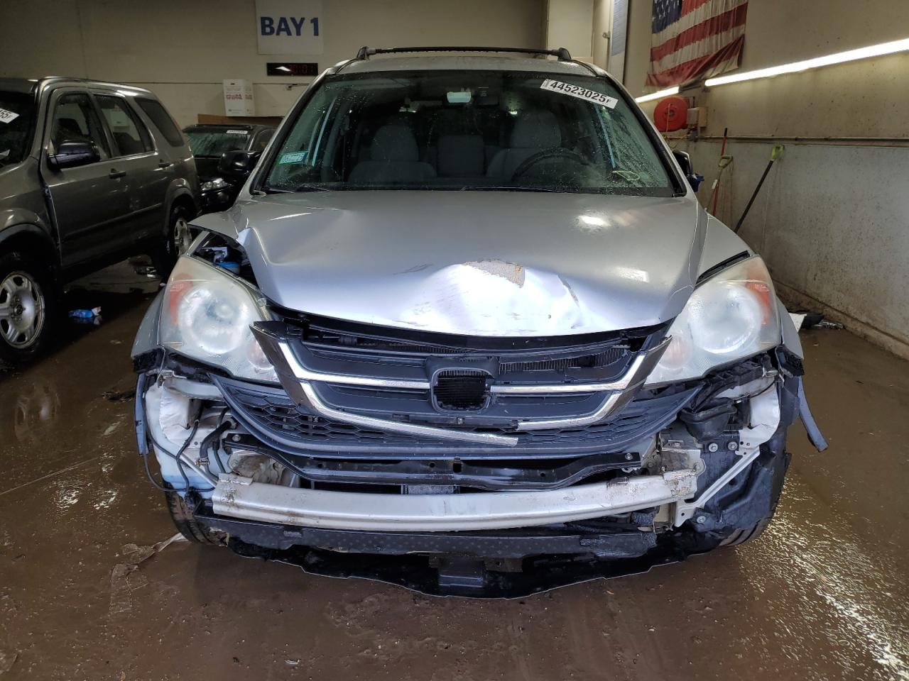 2011 Honda CR-V VIN 5J6RE4H42BL049199 Copart auction photo, front end / side damage thumbnail 5