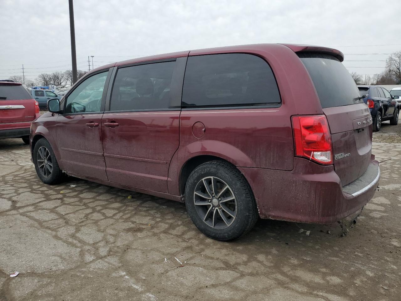 2017 Dodge Caravan VIN 2C4RDGEG5HR645383 Copart auction photo, rear end damage thumbnail 2