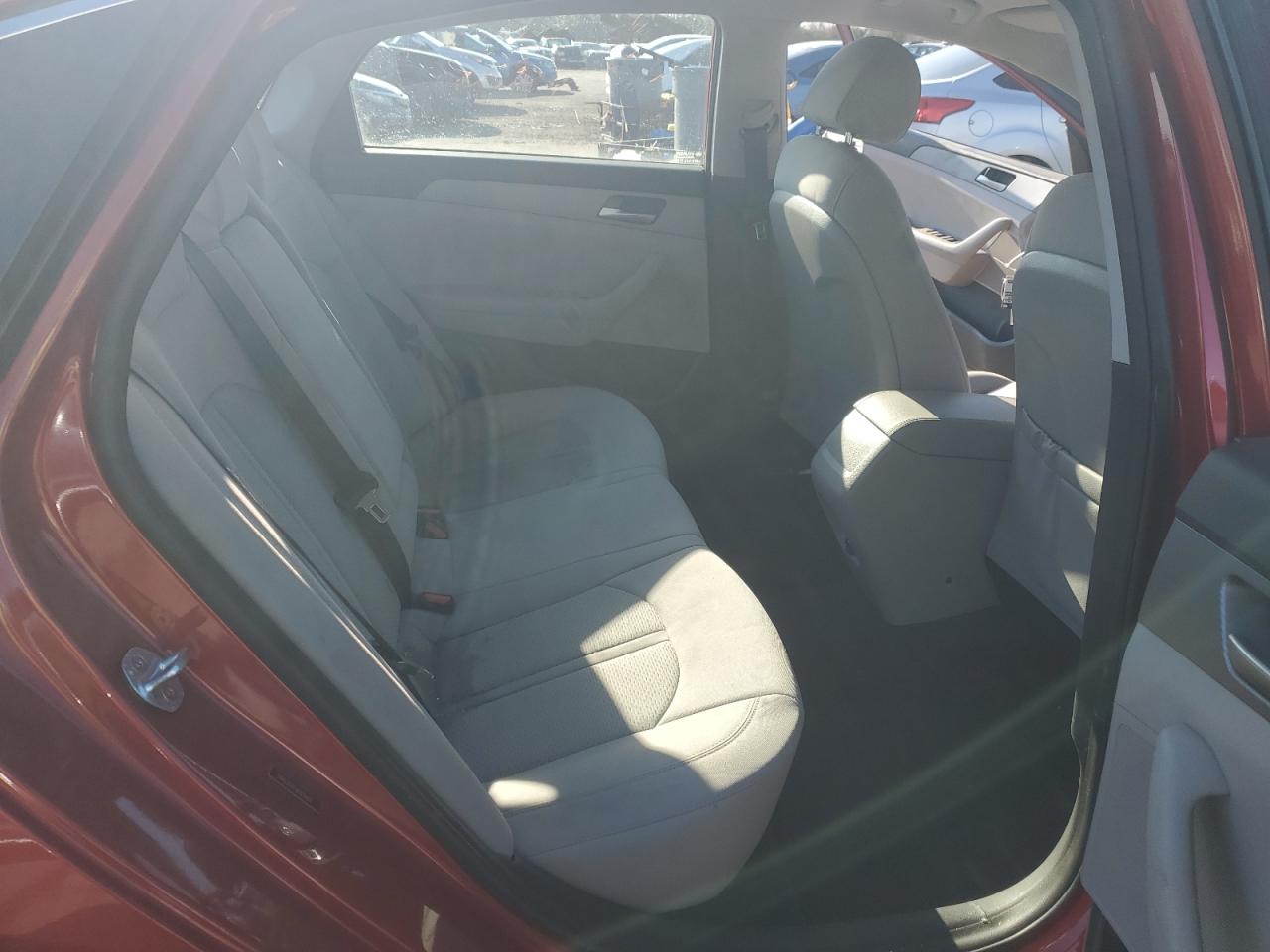 2019 Hyundai Sonata VIN 5NPE24AF6KH796611 Copart auction photo, front end / top/roof damage thumbnail 10