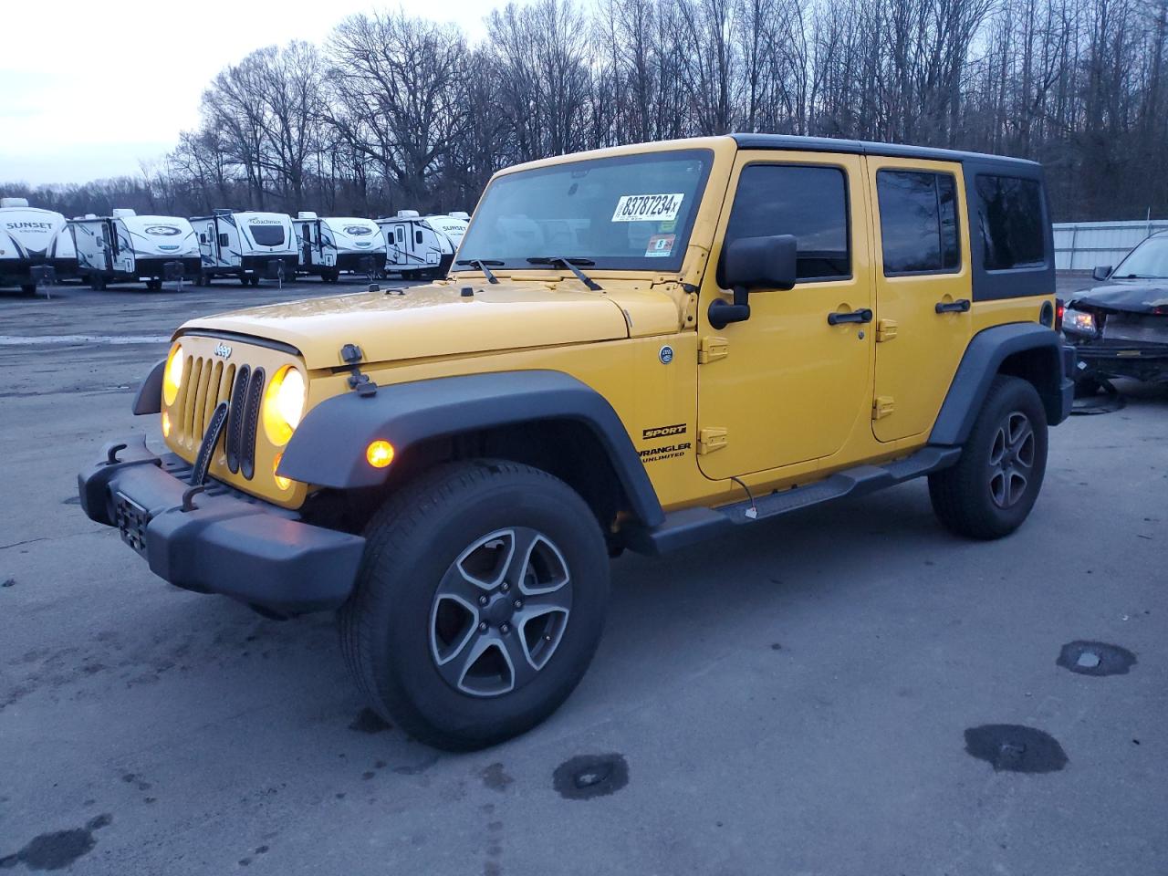 2015 Jeep Wrangler VIN 1C4BJWDG8FL566883