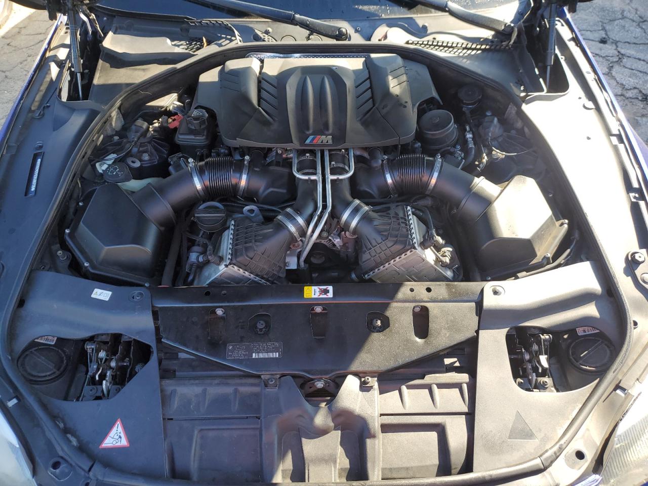 2014 BMW M6 VIN WBS6C9C51ED466736 Copart auction photo, front end / undercarriage damage thumbnail 11