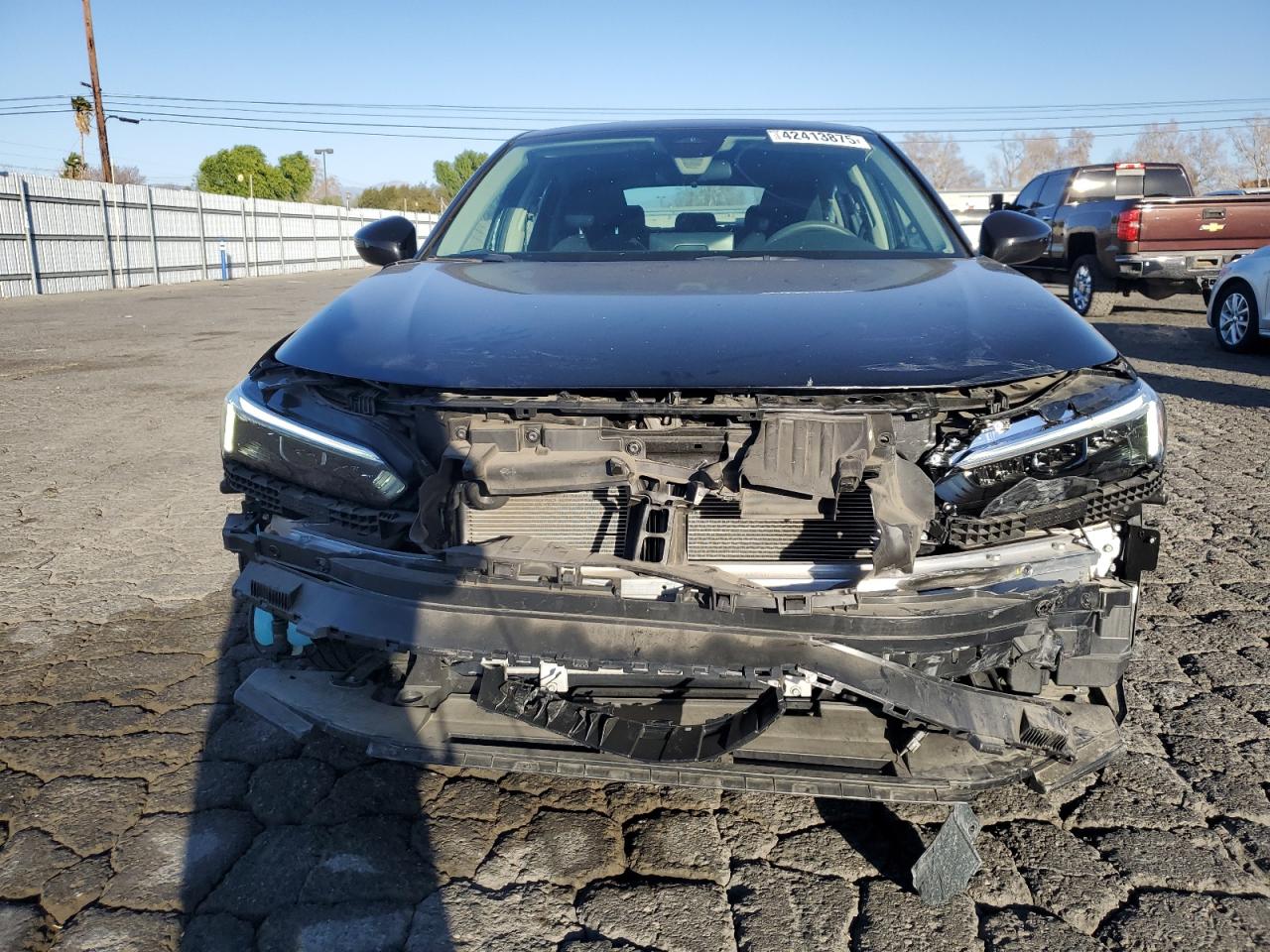 2022 Honda Civic VIN 19XFL2H50NE000575 Copart auction photo, front end damage thumbnail 5