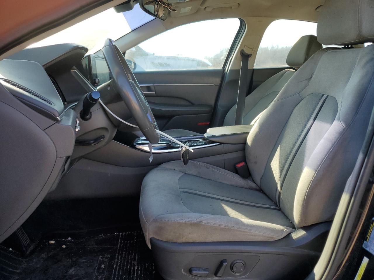 2020 Hyundai Sonata VIN 5NPEF4JA5LH053951 Copart auction photo, rear end / side damage thumbnail 7