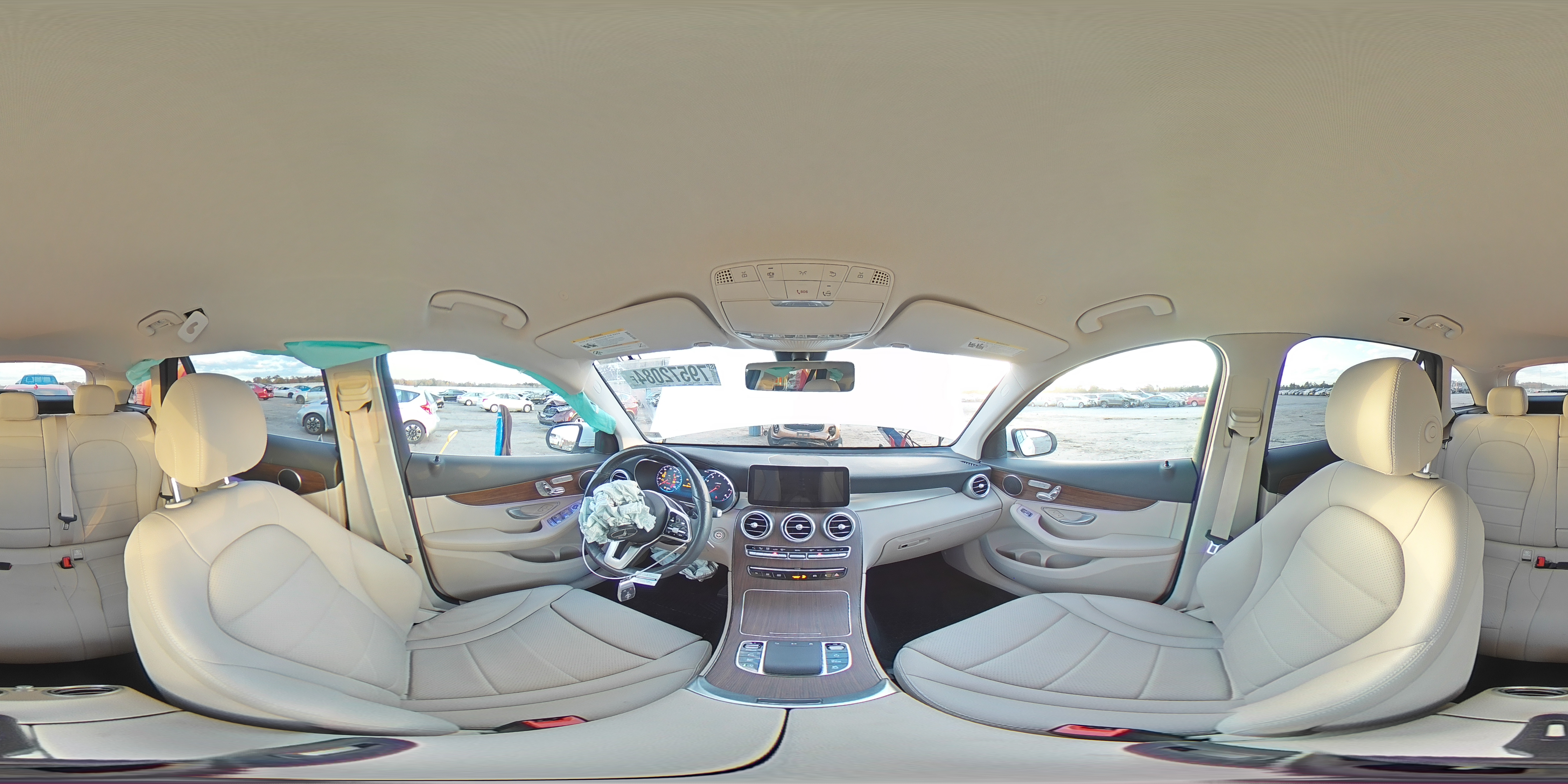 2021 Mercedes-Benz GLC VIN W1N0G8EB0MV315483 Copart auction photo, front end / minor dent/scratches damage thumbnail 14