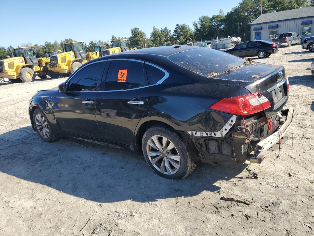 2011 Infiniti M VIN JN1BY1AR5BM374512 Copart auction photo, rear end / front end damage thumbnail 2