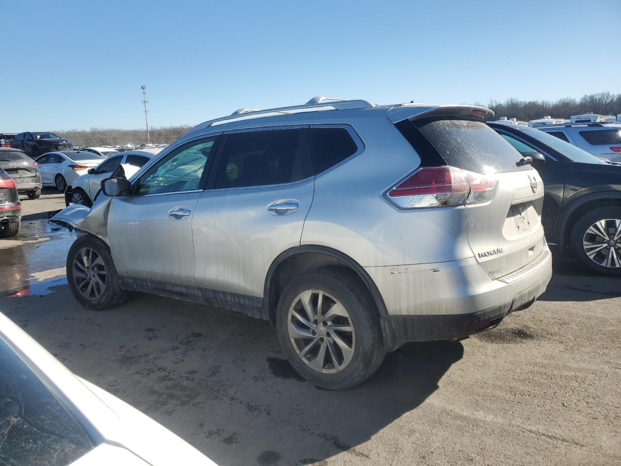 2014 Nissan Rogue VIN 5N1AT2MV0EC783335 Copart auction photo, front end damage thumbnail 2