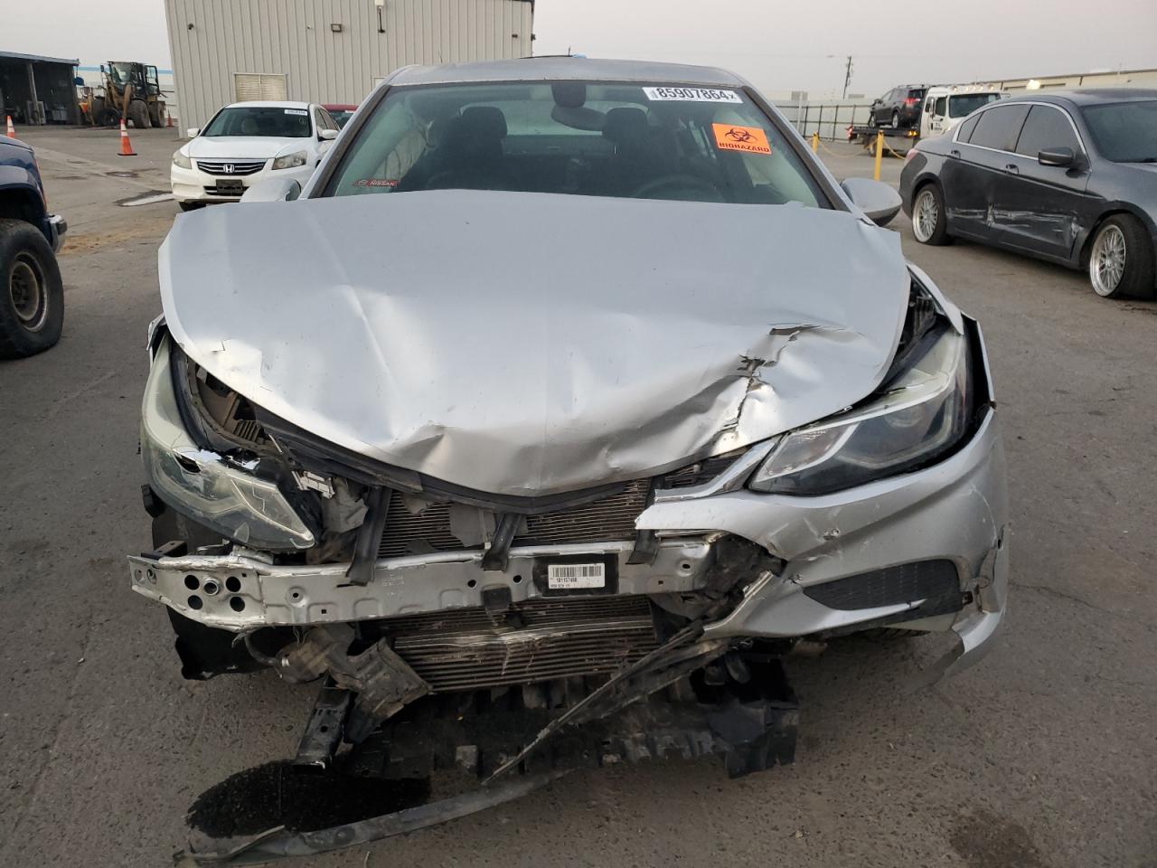 2018 Chevrolet Cruze VIN 1G1BE5SMXJ7157401 Copart auction photo, front end damage thumbnail 5
