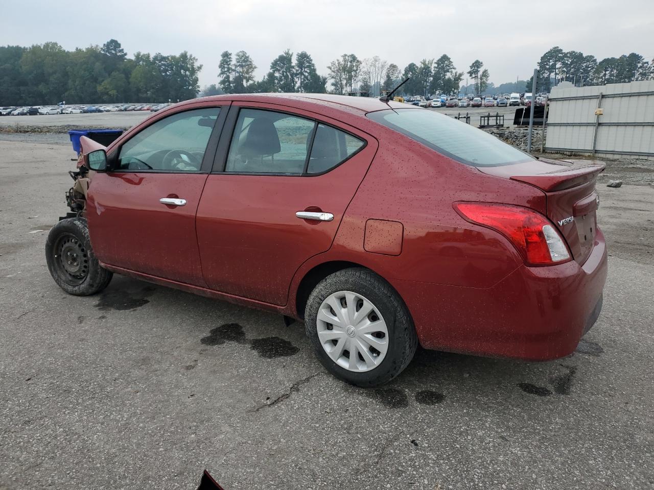 2019 Nissan Versa VIN 3N1CN7AP7KL802671 Copart auction photo, front end / undercarriage damage thumbnail 2