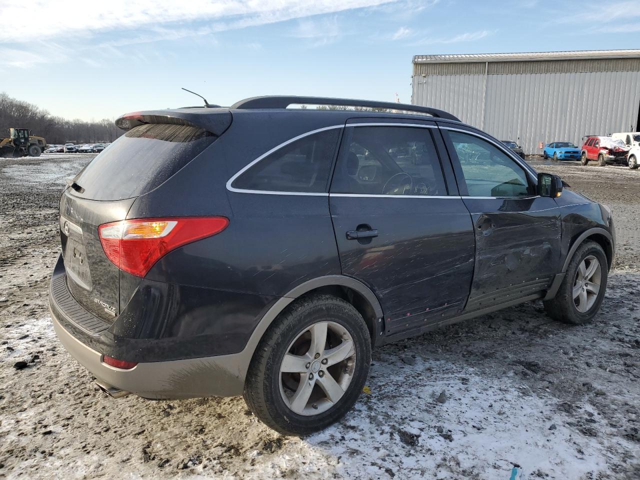 2007 Hyundai Veracruz VIN KM8NU73C57U008554 Copart auction photo, front end / side damage thumbnail 3