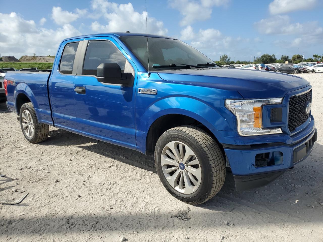 2018 Ford F-150 VIN 1FTEX1EPXJFB24689 Copart auction photo, rear end / minor dent/scratches damage thumbnail 4