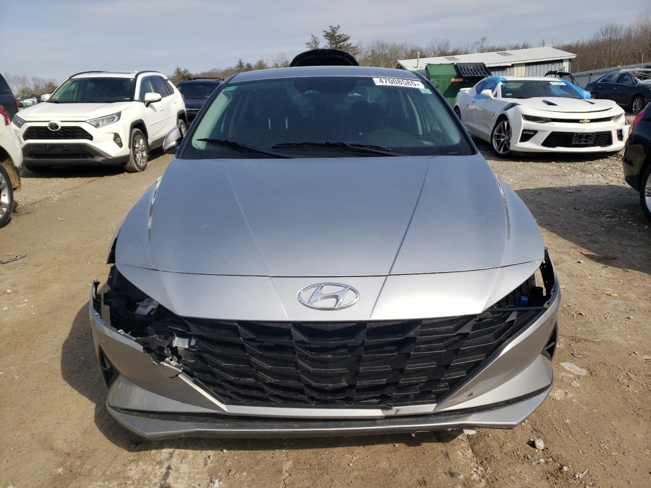 2022 Hyundai Elantra VIN 5NPLM4AG7NH061554 Copart auction photo, front end / rear end damage thumbnail 5