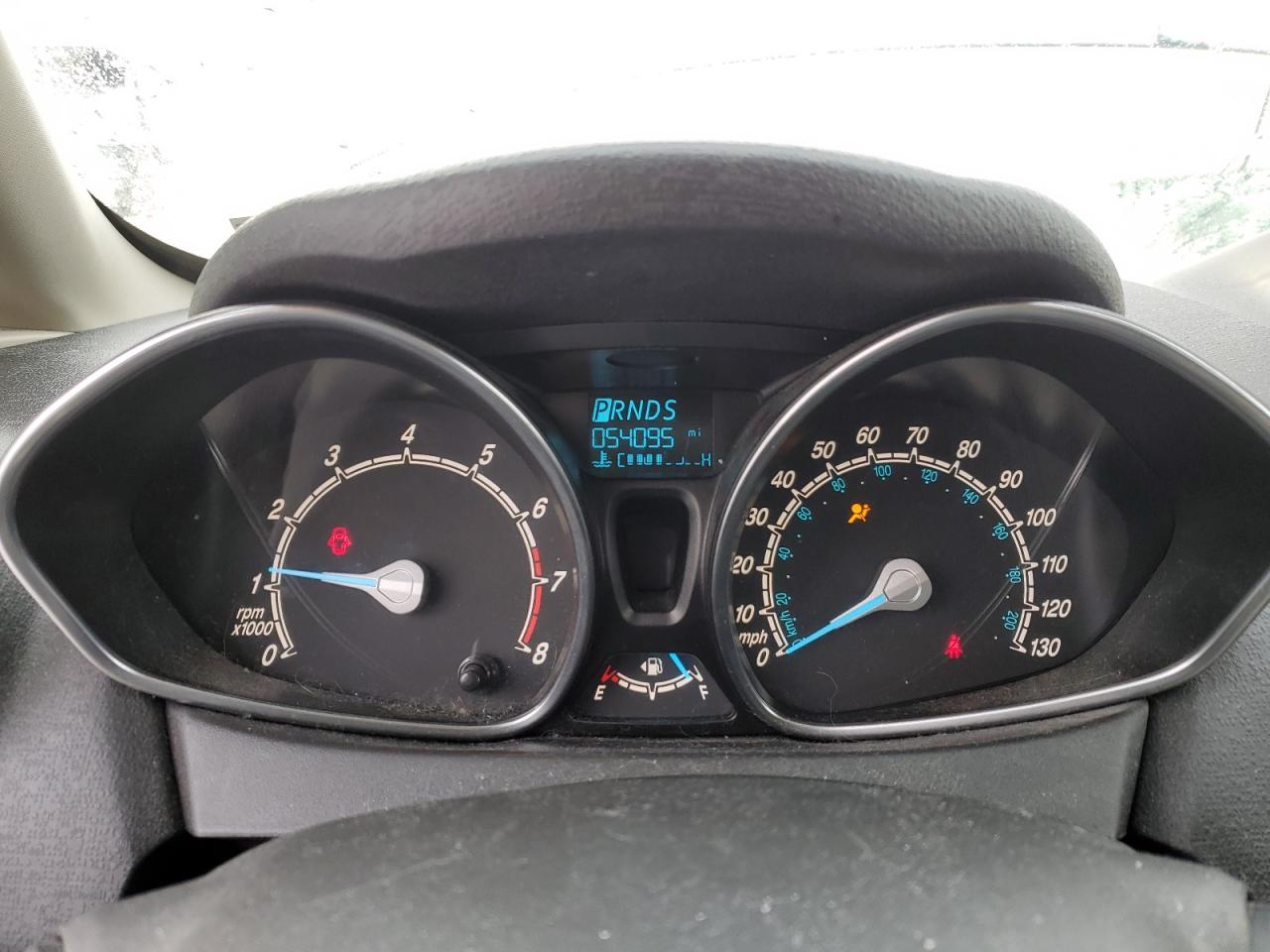 2019 Ford Fiesta VIN 3FADP4EJ9KM107401 Copart auction photo, front end / side damage thumbnail 9