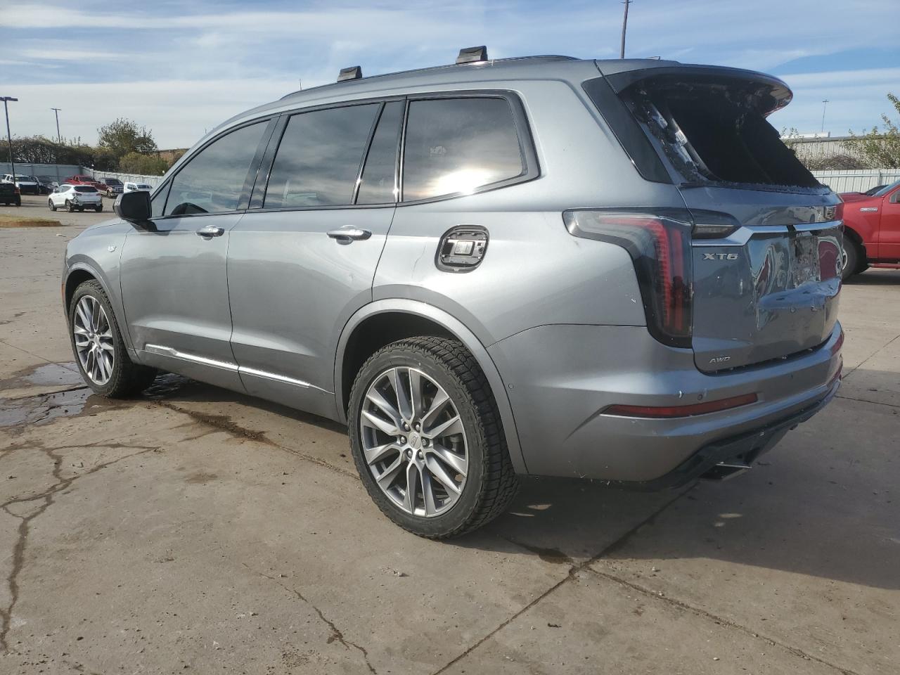 2020 Cadillac XT6 VIN 1GYKPGRS1LZ184909 Copart auction photo, all over / rear end damage thumbnail 2
