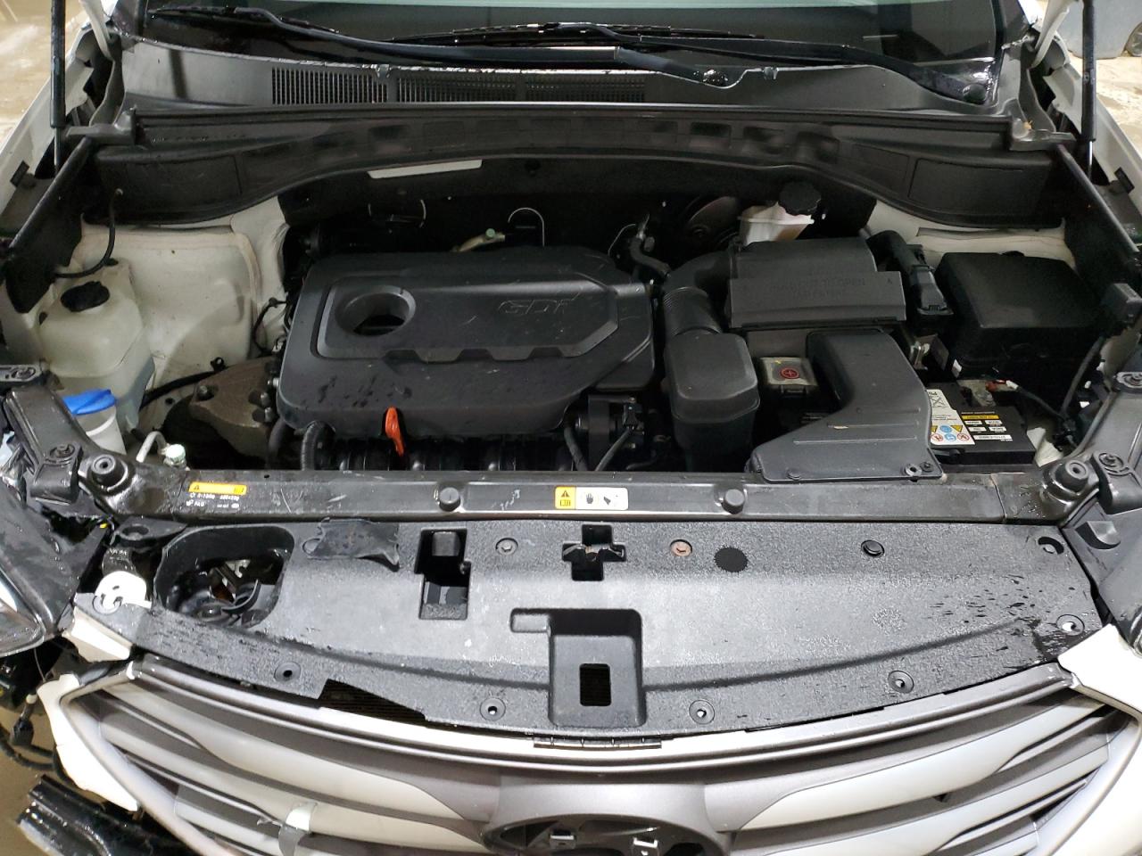 2017 Hyundai Santa Fe VIN 5NMZUDLB7HH032634 Copart auction photo, front end damage thumbnail 12
