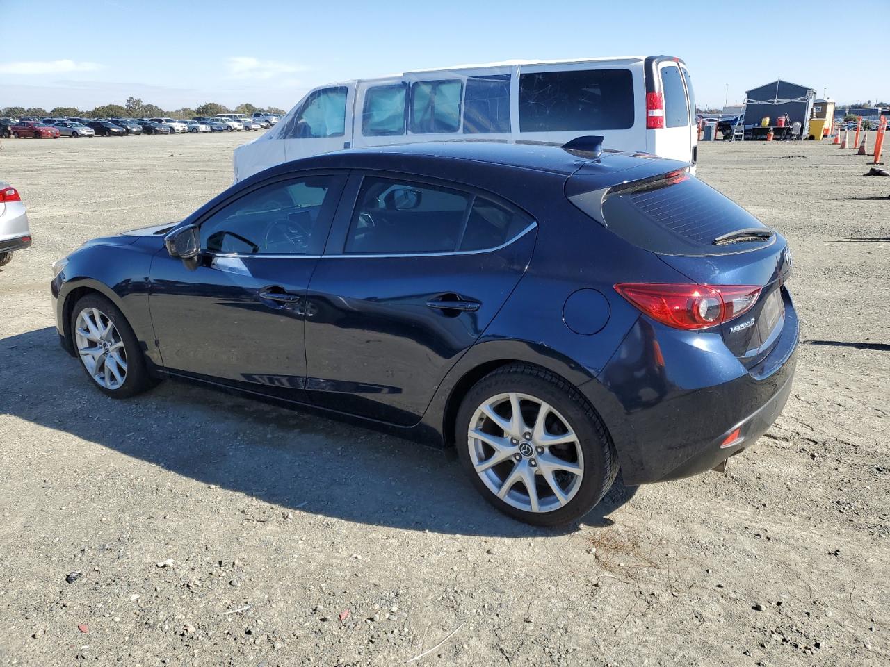 2015 Mazda 3 VIN JM1BM1M70F1247368 Copart auction photo, side damage thumbnail 2