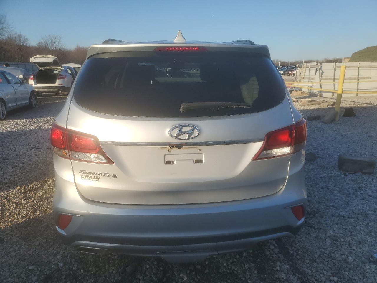2018 Hyundai Santa Fe VIN KM8SM4HF0JU263365 Copart auction photo, all over damage thumbnail 6