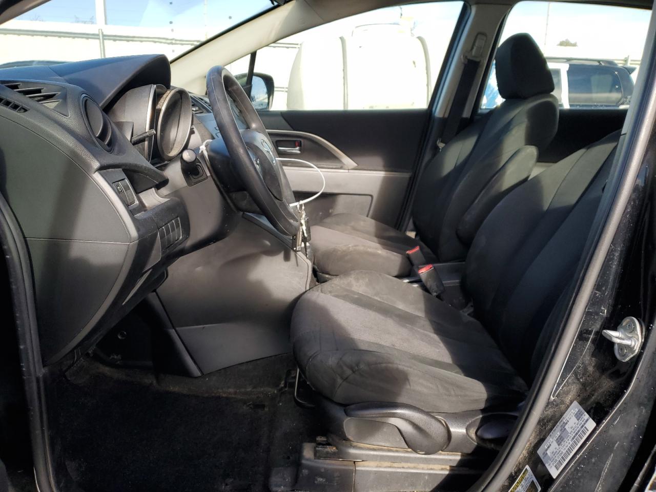 2013 Mazda 5 VIN JM1CW2BL1D0160845 Copart auction photo, rear end / hail damage thumbnail 7