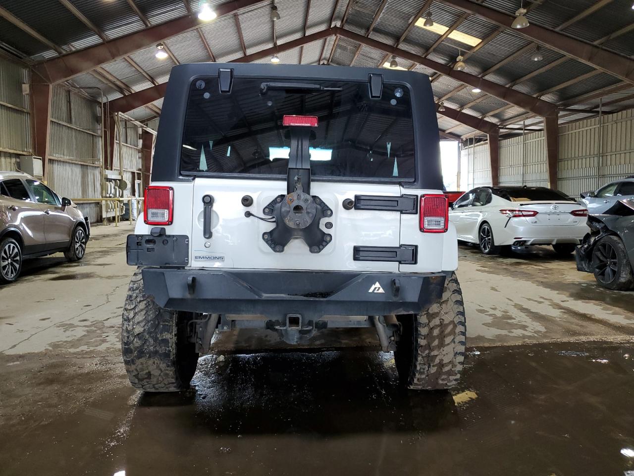 2015 Jeep Wrangler VIN 1C4BJWEG7FL612394 Copart auction photo, front end damage thumbnail 6
