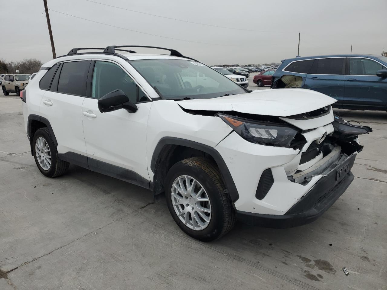 2021 Toyota RAV 4 VIN 2T3F1RFV9MC186154 Copart auction photo, front end damage thumbnail 4