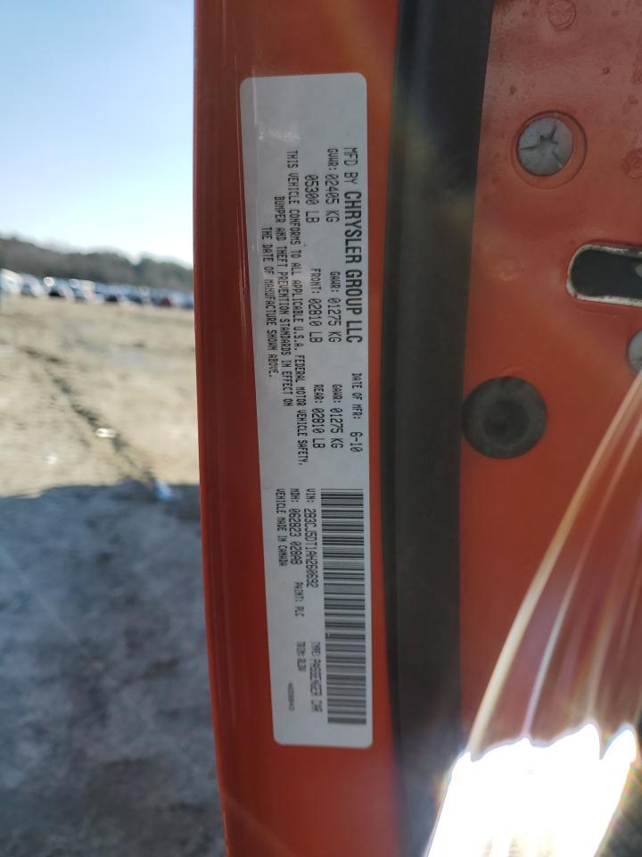 2010 Dodge Challenger VIN 2B3CJ5DT1AH260692 Copart auction photo, all over / minor dent/scratches damage thumbnail 12