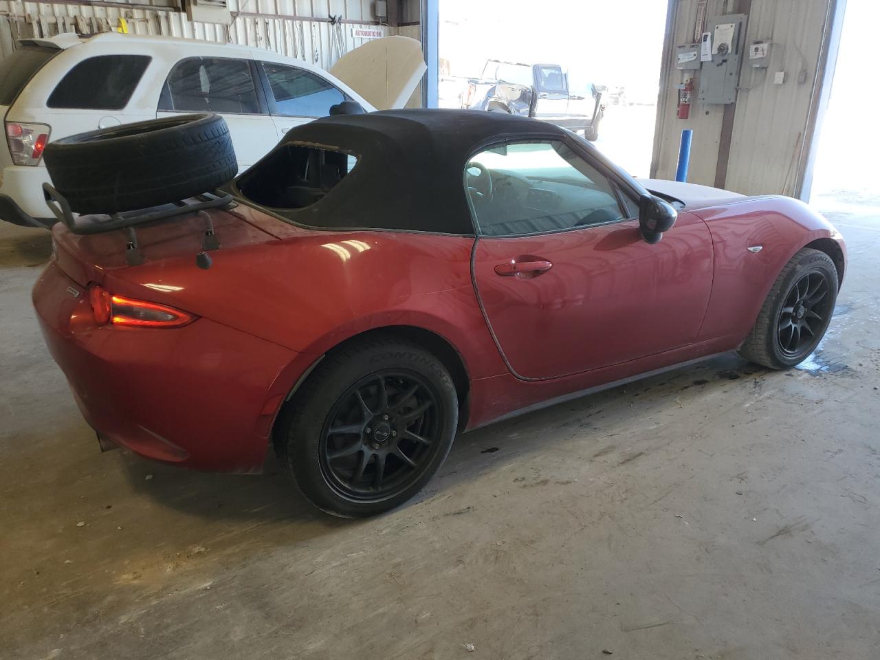 2017 Mazda MX-5 VIN JM1NDAB79H0123558 Copart auction photo, hail / minor dent/scratches damage thumbnail 3