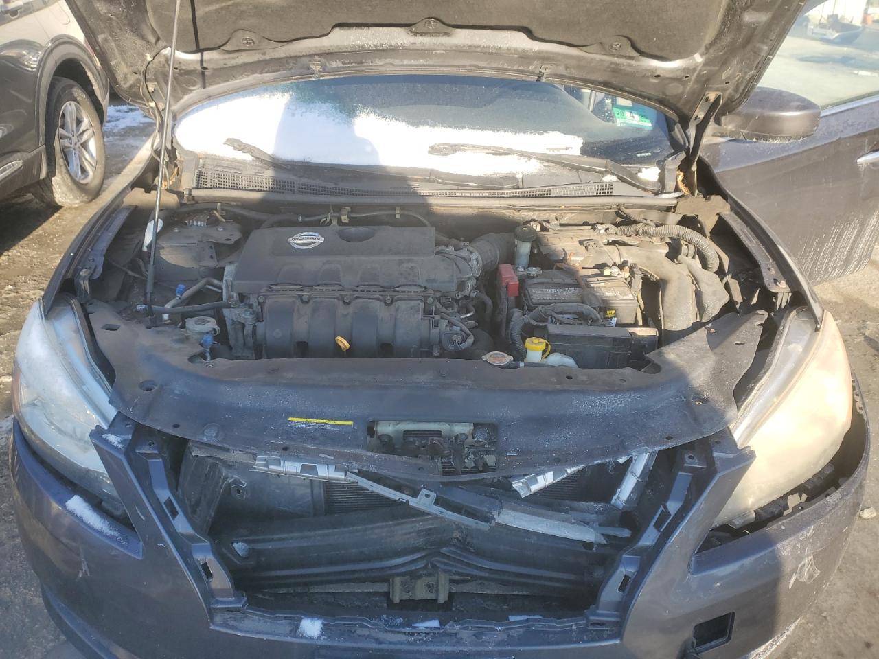 2014 Nissan Sentra VIN 3N1AB7AP3EY227573 Copart auction photo, front end damage thumbnail 11