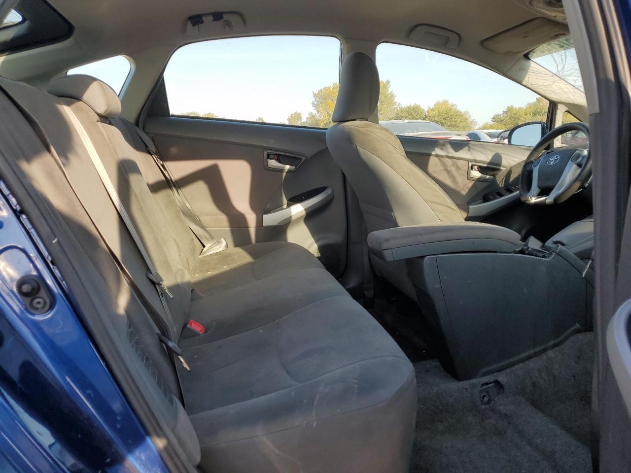 2011 Toyota Prius VIN JTDKN3DU7B0316359 Copart auction photo, top/roof / stripped damage thumbnail 10