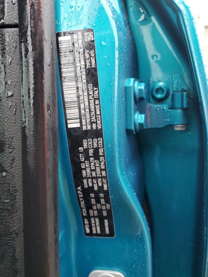 2020 Jeep Renegade VIN ZACNJABB9LPL40153 Copart auction photo, front end damage thumbnail 12