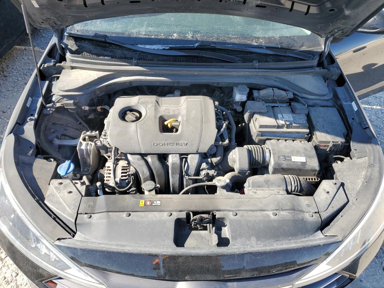 2019 Hyundai Elantra VIN KMHD74LF0KU779007 Copart auction photo, rear end damage thumbnail 11
