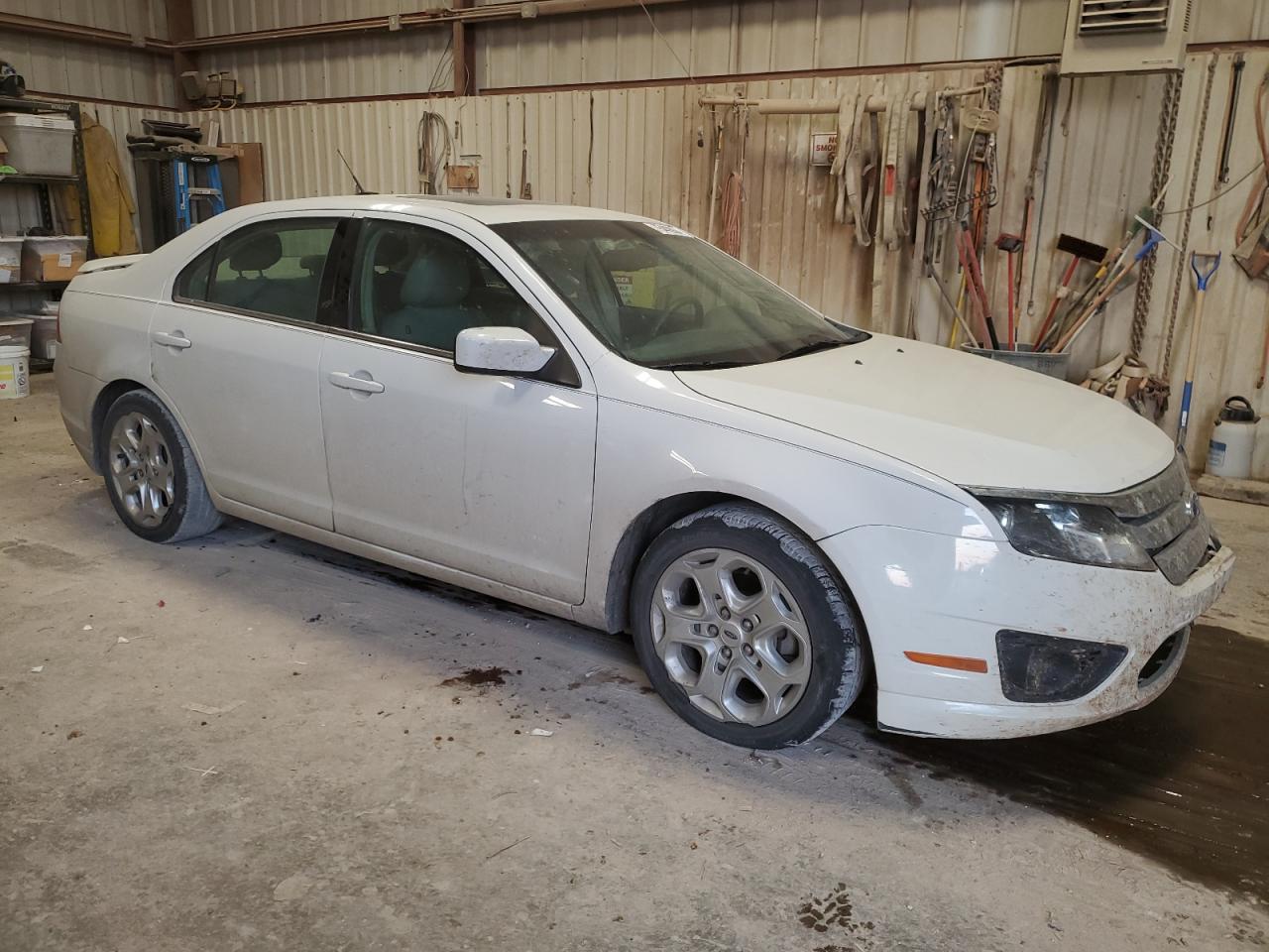2011 Ford Fusion VIN 3FAHP0HA1BR309268 Copart auction photo, front end / hail damage thumbnail 4