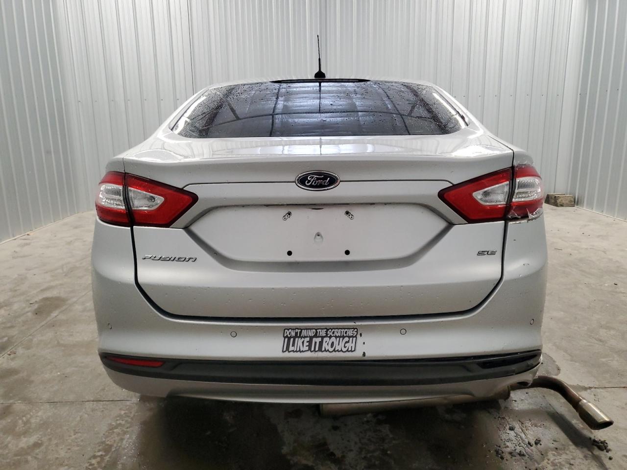 2014 Ford Fusion VIN 3FA6P0H76ER319150 Copart auction photo, front end / rear end damage thumbnail 6