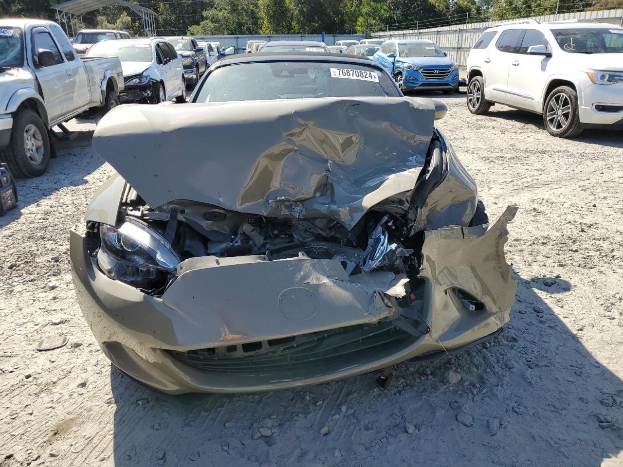 2023 Mazda MX-5 VIN JM1NDAD77P0552158 Copart auction photo, front end damage thumbnail 5