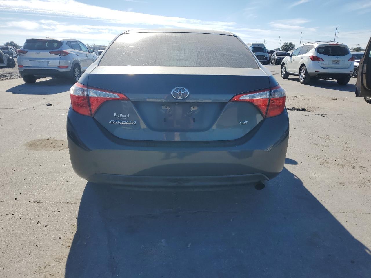 2015 Toyota Corolla VIN 5YFBURHE7FP292049 Copart auction photo, front end damage thumbnail 6