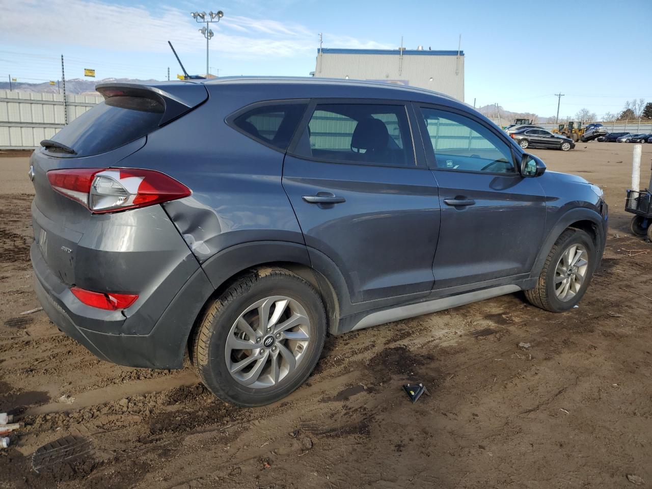 2017 Hyundai Tucson VIN KM8J3CA41HU472190 Copart auction photo, front end / rear end damage thumbnail 3