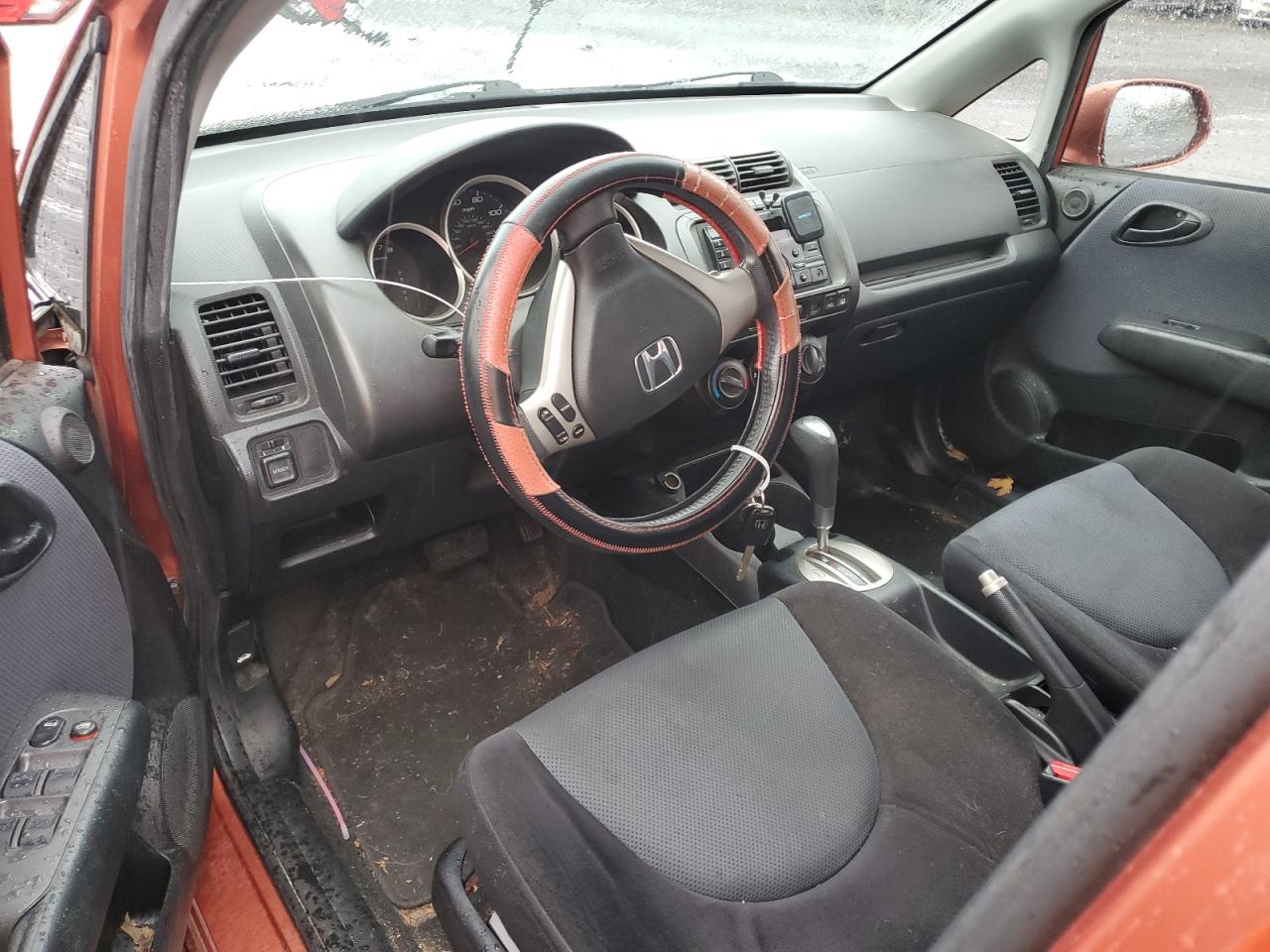 2008 Honda Fit VIN JHMGD38668S070341 Copart auction photo, front end / undercarriage damage thumbnail 8