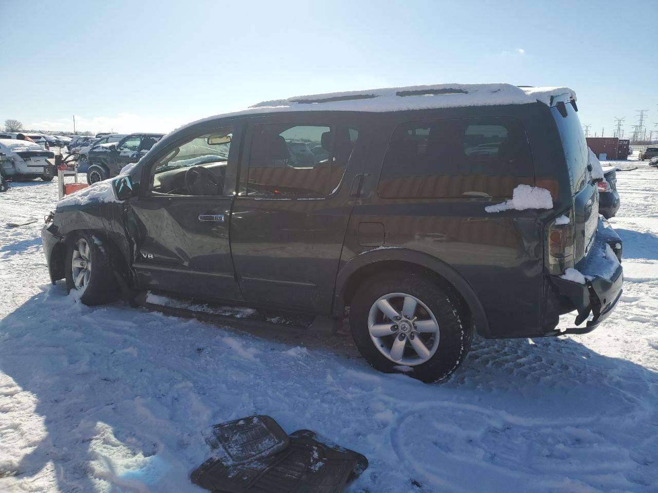 2008 Nissan Armada VIN 5N1AA08C28N612243 Copart auction photo, all over / undercarriage damage thumbnail 2