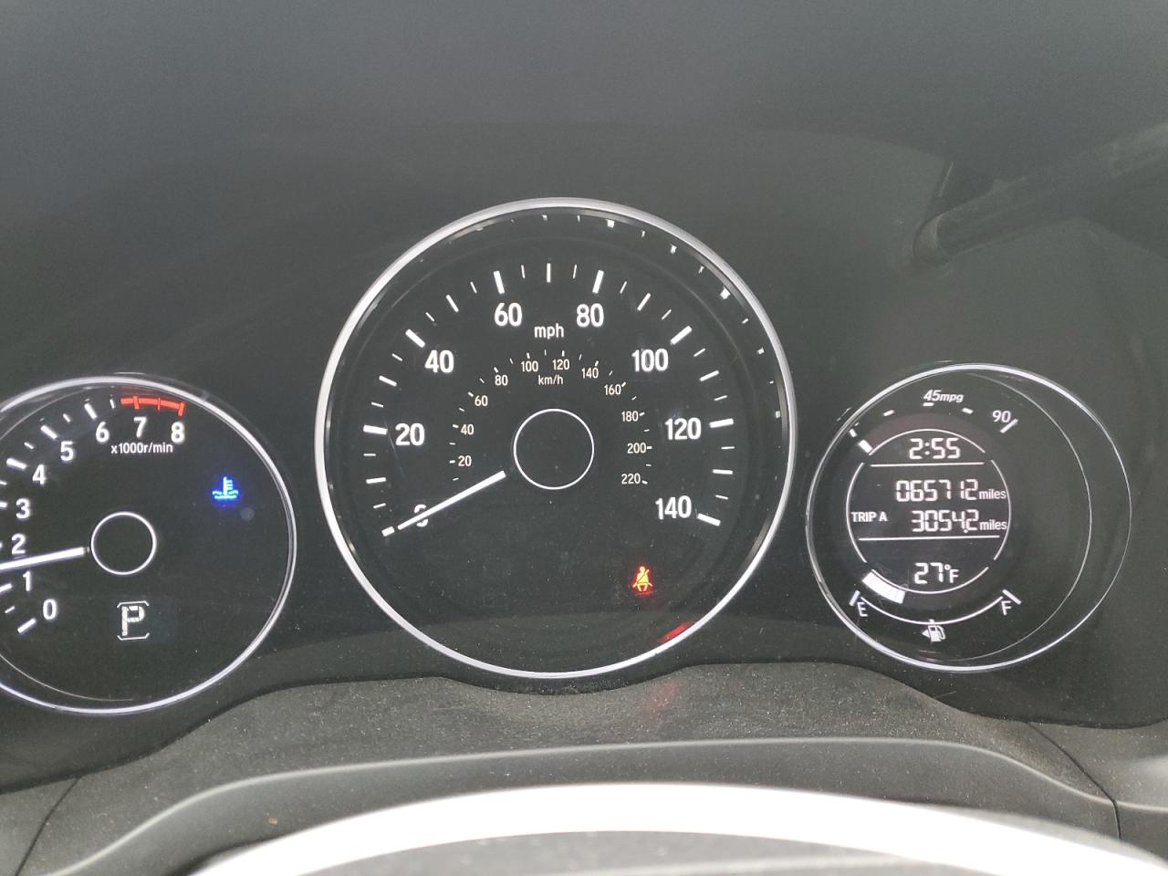 2021 Honda HR-V VIN 3CZRU6H12MM711711 Copart auction photo, front end / rear end damage thumbnail 9