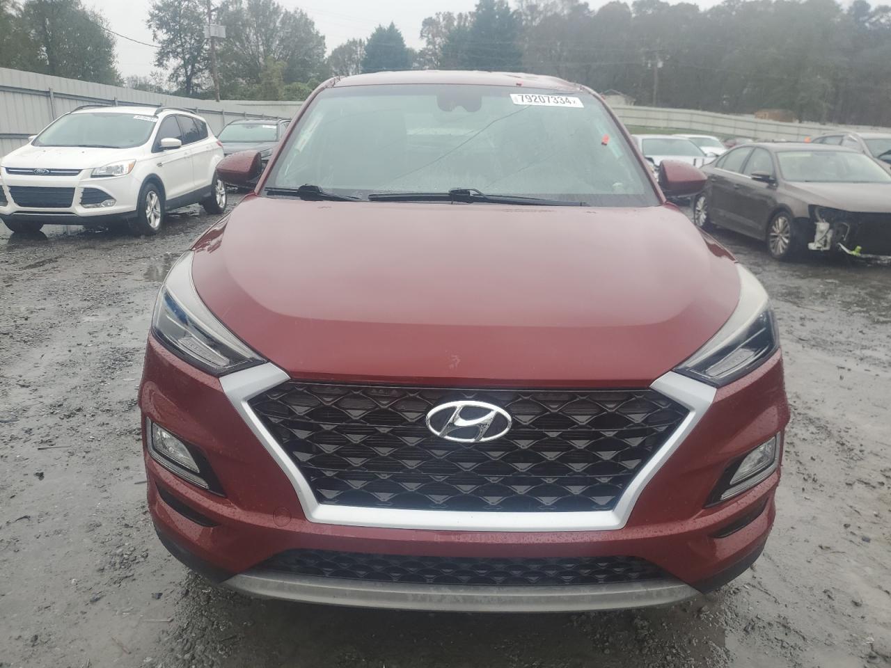 2019 Hyundai Tucson VIN KM8J3CAL6KU873362 Copart auction photo, top/roof damage thumbnail 5