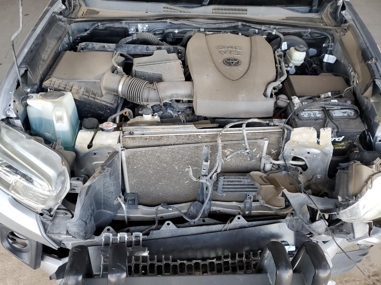 2017 Toyota Tacoma VIN 5TFCZ5AN6HX121239 Copart auction photo, front end damage thumbnail 11