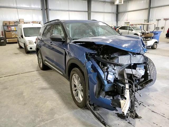 2020 Ford Explorer VIN 1FMSK8DH3LGC29135 Copart auction photo, front end / side damage thumbnail 11