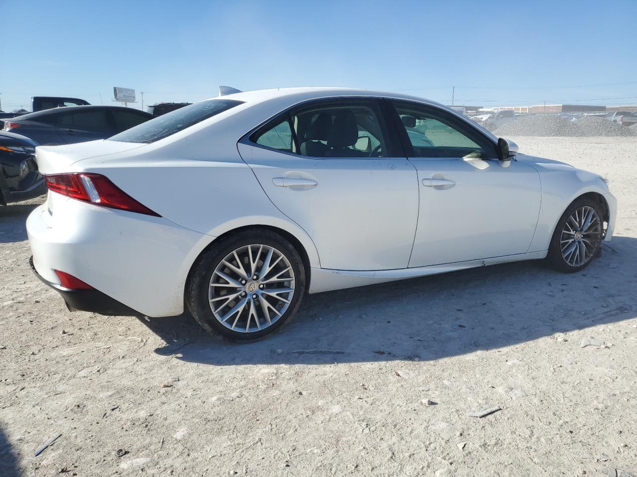 2016 Lexus IS VIN JTHBA1D28G5025652 Copart auction photo, front end / rear end damage thumbnail 3