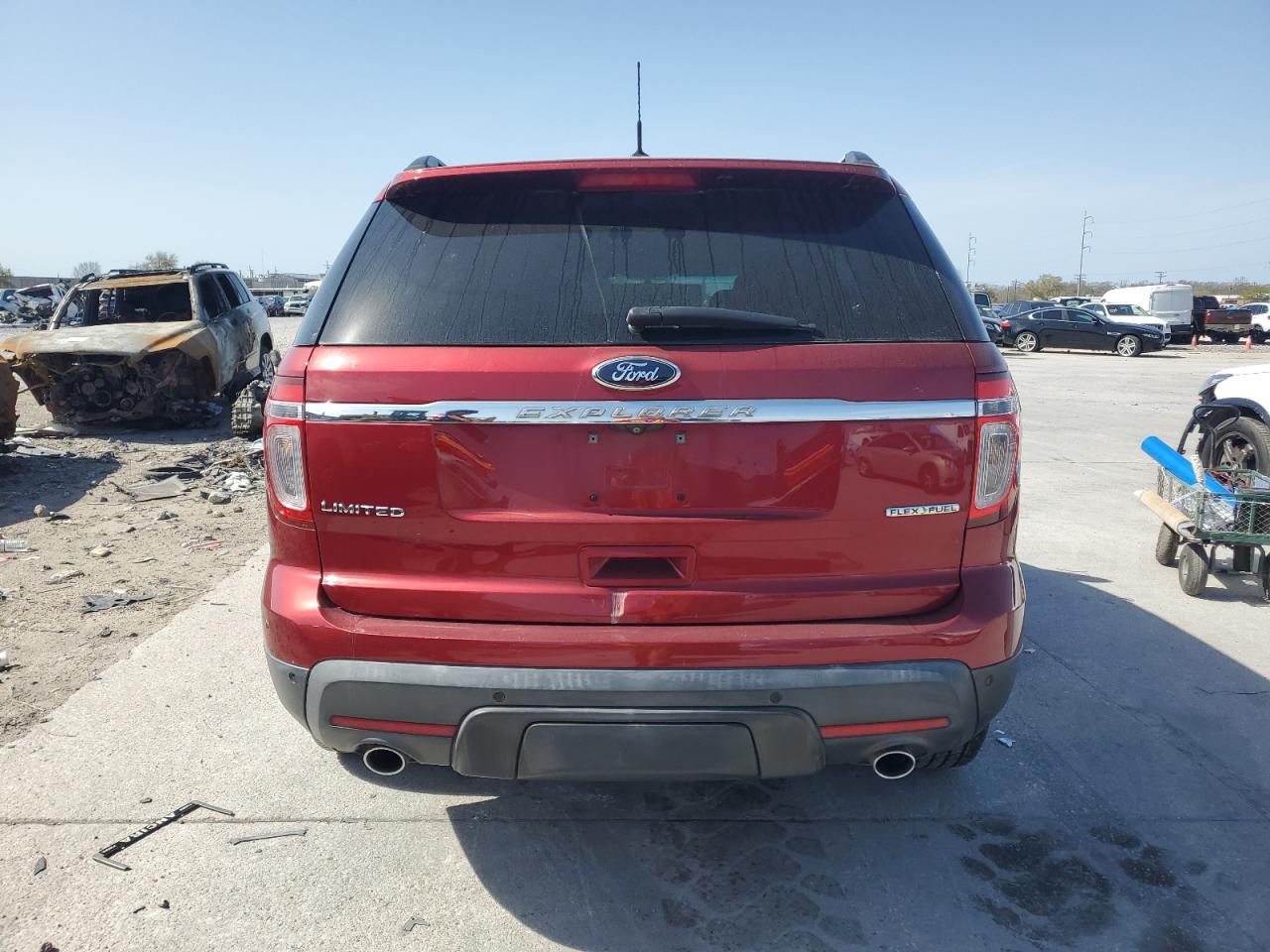 2015 Ford Explorer VIN 1FM5K7F81FGC57895 Copart auction photo, front end damage thumbnail 6
