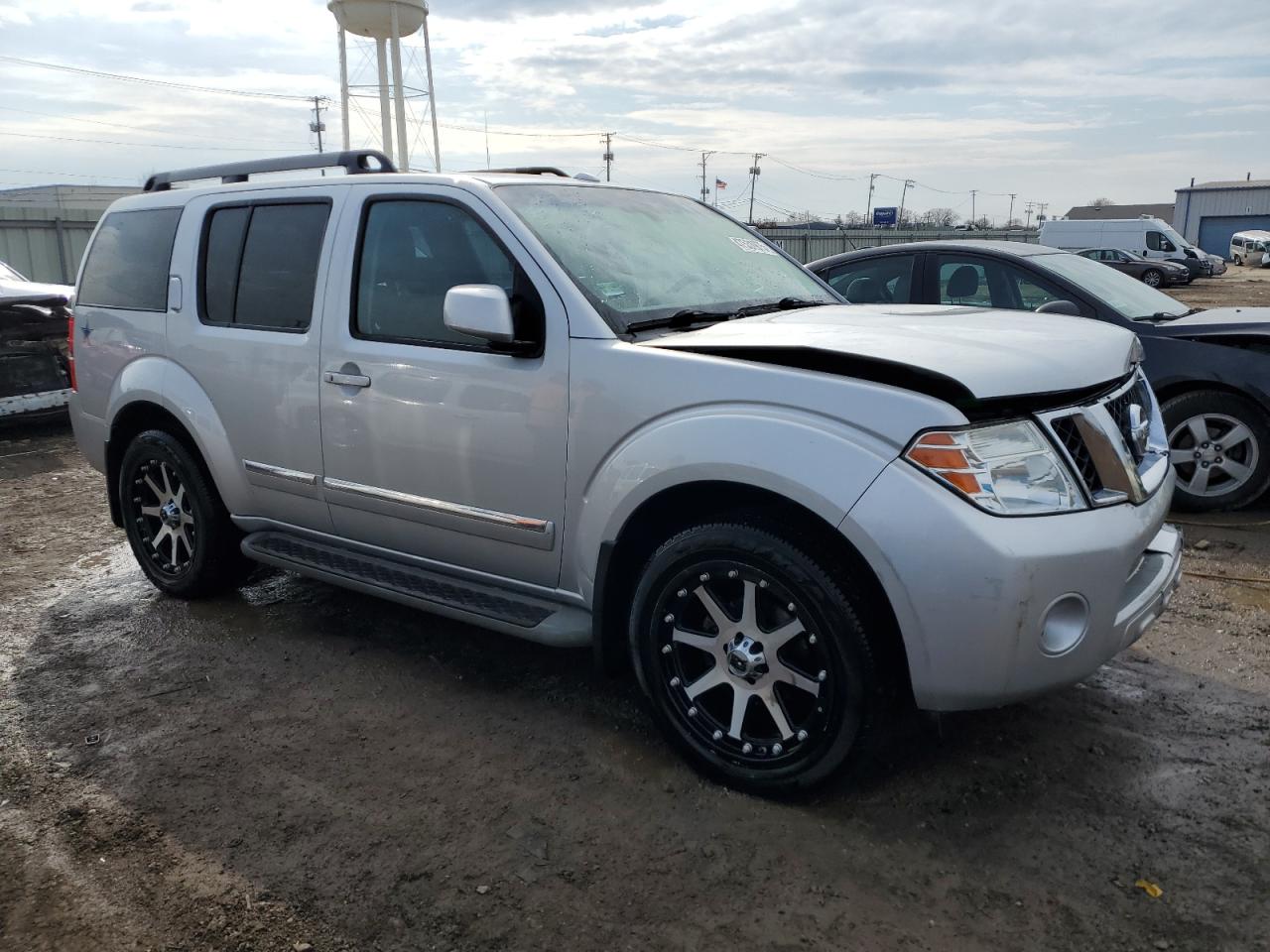 2012 Nissan Pathfinder VIN 5N1AR1NNXCC639425 Copart auction photo, front end / side damage thumbnail 4