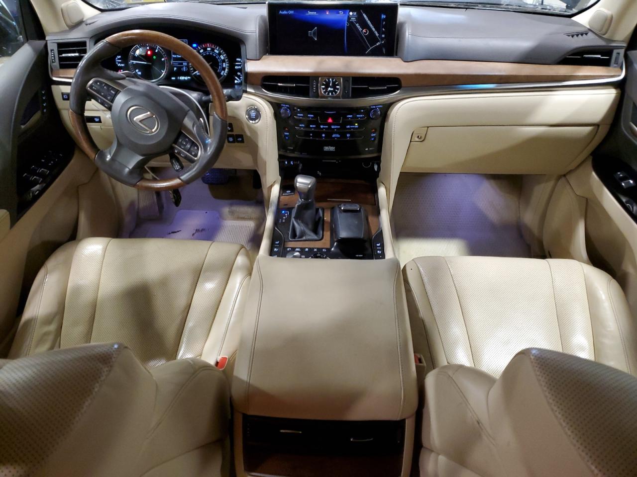 2017 Lexus LX VIN JTJHY7AX2H4227448 Copart auction photo, front end / side damage thumbnail 8